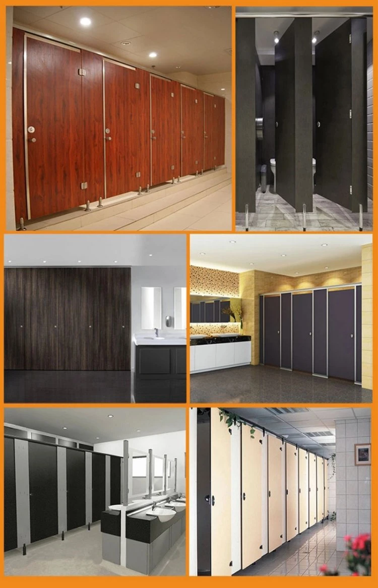 China Manufacturer Hotel Bathroom/Toilet Cubicle Partitions&Accessory