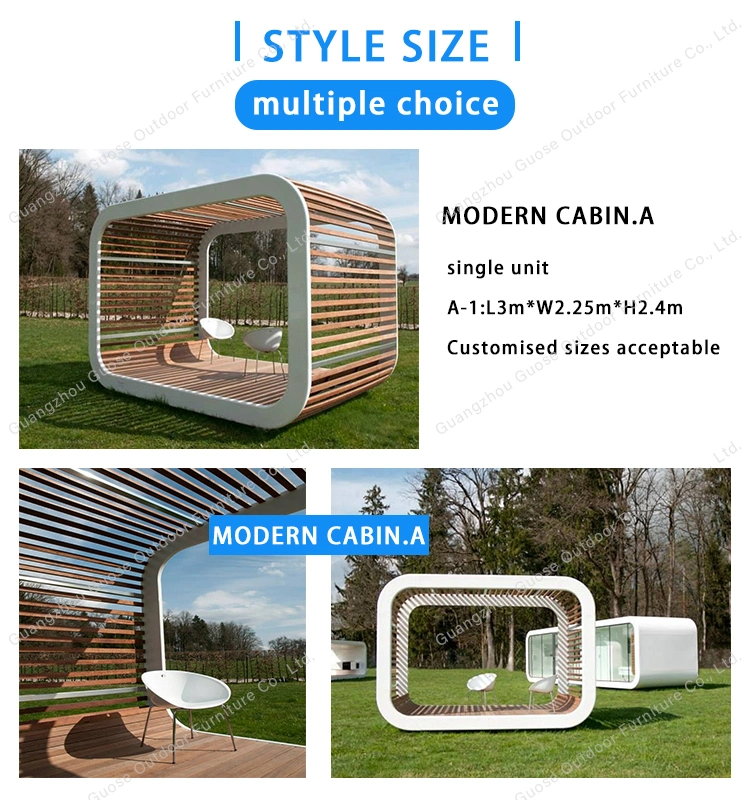 Factory Price Customize Easy Install Waterproof Fireproof Basic Customization Modular House Movable Office Pod Sleeping Pod Container Hotel