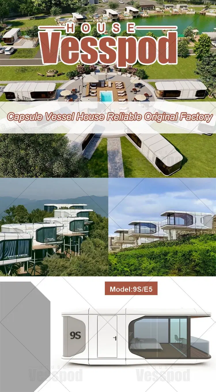 Modern Luxury Portable Modular Home 4 Bedroom Modular House a Frame Capsule Hotel for Sale