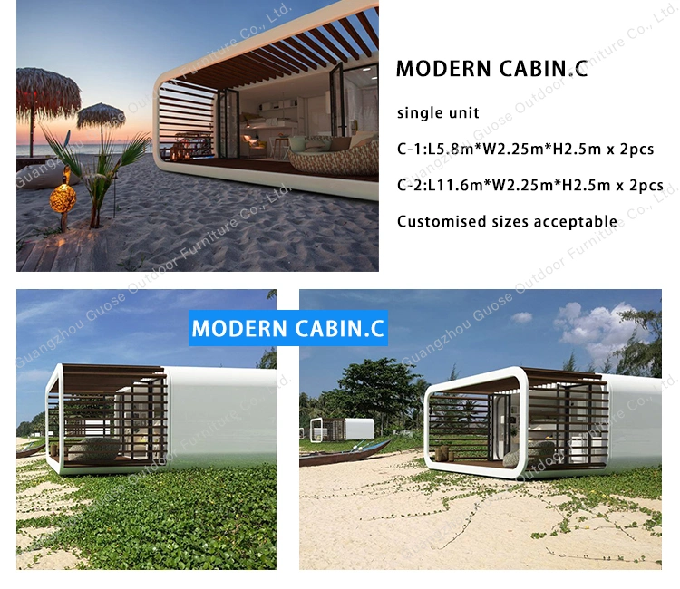 Factory Price Customize Easy Install Waterproof Fireproof Basic Customization Modular House Movable Office Pod Sleeping Pod Container Hotel